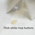 20 Pieces Genuine 11.5MM Mother of Pearl Buttons for Shirts Dresses Polo DIY Craft with 2.4MM Thickness MOP Shirt Buttons (White)...