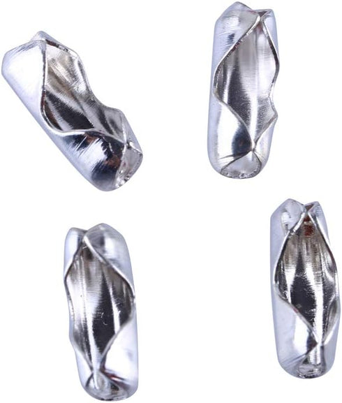 CCINEE 20pcs 23.6" Nickel-Free Plated Ball Chain Necklace Adjustable Antiqued Metal Bead Steel Chain Matching Connectors with 20pcs Clasps for Jew...