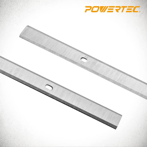 POWERTEC 12 Inch Planer Blades for Craftsman 21722, 21780, Harbor Freight Central Machinery Surface Planer 95082 Planer, Replacement for Craftsman...