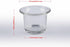Clear Chunky Glass Lip Votive Candle Holders Tealight Votive Cups for Wedding Proposal, Spa, Aromatherapy, Meditation, 6 Counts by Shxstore...
