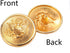 11 Pieces Metal Eagle Badge Buttons Set for Men's Blazer Suit Sport Jacket Coat Uniforms Gold (20MM 15MM)...
