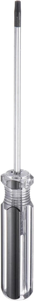 Magnetic Torx Screwdriver 3x75mm Rod T10H Steel Star 6 Point Head Screw Driver with Non-slip Handle for Appliances Repair Improvement, Black...