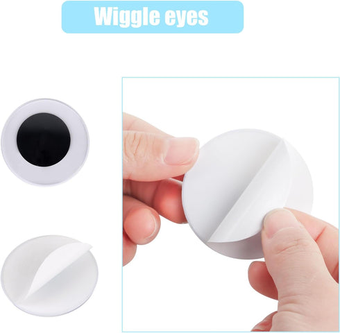 DECORA 2 Inch Wiggle Googly Eyes with Self Adhesive Set of 24...
