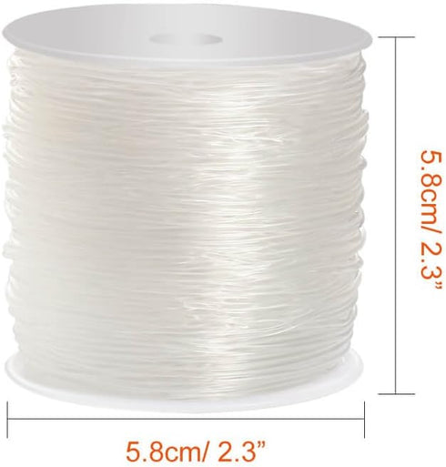 Paxcoo 1.2mm Elastic Stretch String Cord for Jewelry Making Bracelet Beading Thread...