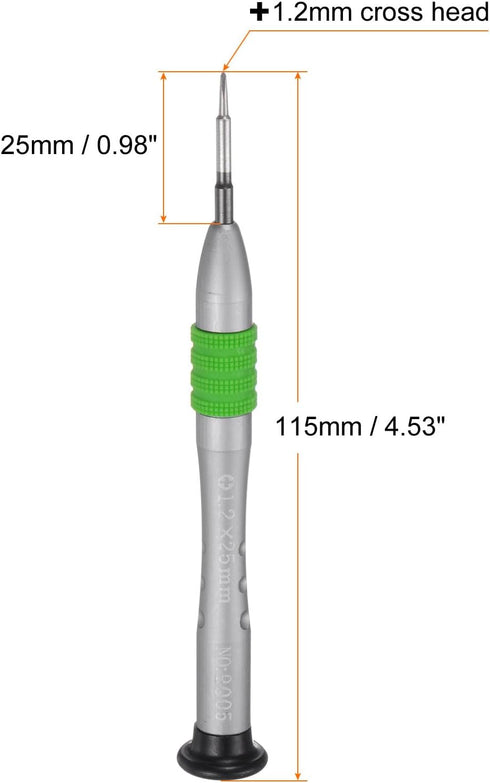 Precision Phillips Screwdriver 1.2mm Magnetic Cross Head Mini Pen Style Screw Driver with Non-slip Handle for Eyeglasses Watch Laptop Electronic, ...