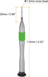Precision Phillips Screwdriver 1.2mm Magnetic Cross Head Mini Pen Style Screw Driver with Non-slip Handle for Eyeglasses Watch Laptop Electronic, ...
