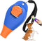 Dog Training Clicker with Whistle and Wrist Strap - Positive Behavior Reinforcer for Pets - All Ages, Puppy and Adult Dogs - Use to Reward and Tra...