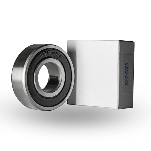 4 Racing Wheel Bearing w/Grease for Coleman BT200X CT200U Trail CT200UEX, Baja Warrior 196CC MB165 MB200 Mini Bike, Front & Rear Wheels Bearings R...