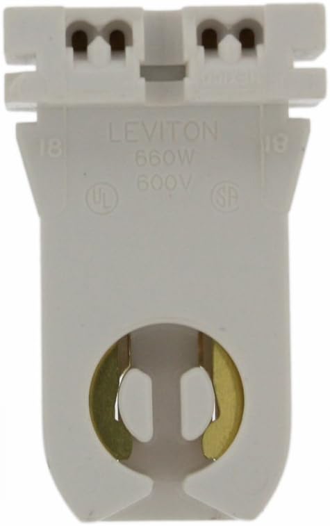 Leviton 13357 Medium Base Tall Profile LMPHLDR SNAP in...