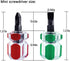 2 Pieces Mini sewing machine screwdriver set,Portable Stubby flat and torx screwdriver kit, Ultra Short Screwdriver Tool for Narrow Spaces...