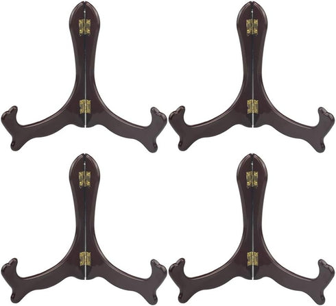 Artliving 7 inch wood-like Easels Plate Stand Holder Display Stands -Set of 4...