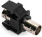 Leviton BNC QuickPort Adapter, Nickel-Plated, 41084-BEF, Black...