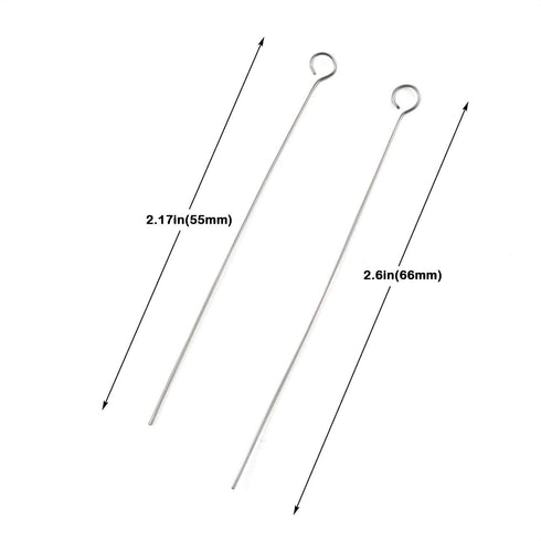 E-outstanding Reusable Inoculating Loop Inoculating Rod Kit Laboratory Research Teaching Tools (5pcs 3mm Inoculating Ring + 5pcs 4mm Inoculating R...