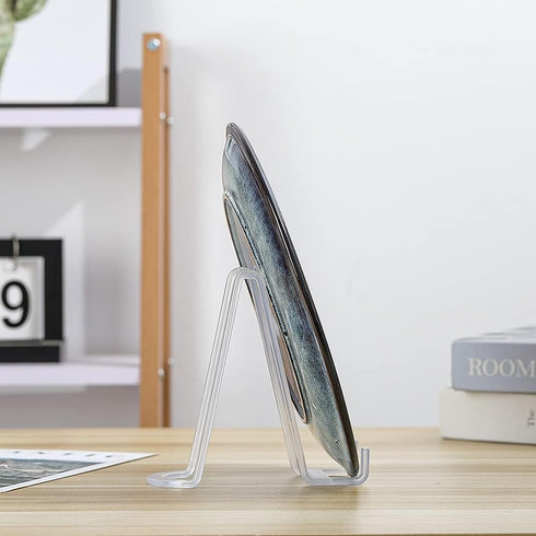 Plate Stands for Display - Plastic Easel Stand Plate Holder Display Stand Picture Frame Stand for Pictures | Photo|Decorative Plate |Dish | Tablet...