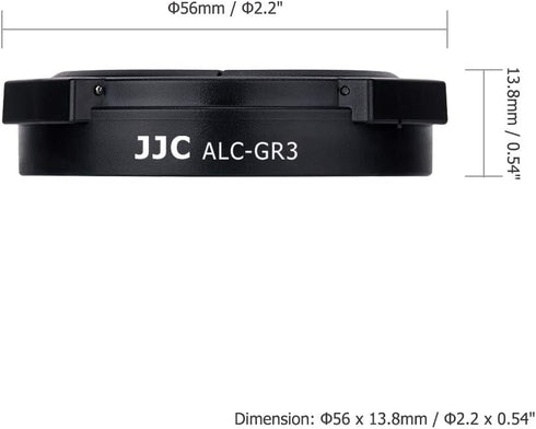 JJC Auto Open and Close Lens Cap Cover for Ricoh GR III GR III HDF GR3 GR3 HDF Digital Camera, Dustproof and Anti-Scratch Lens Protector No Need t...