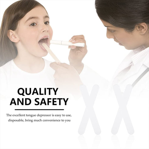 25pcs Depressors Stir Sticks Reusable Applicator Sticks Stirring Stick Tool for Laboratory White Plastic Scraper...