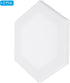 PATIKIL Paint Canvases for Painting, 2 Pack 12x10 Inch Hexagon Wood Frame Stretched Blank Art Canvas Board Panels for Acrylic, Oil, Tempera Painti...