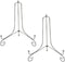 Artliving Metal Plate Stands for Display - 8-Inch Adjustable Easel Holders for Decorative Plates, Picture Frames and Cookbooks - Silver (2-Pack)...