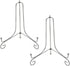 Artliving Metal Plate Stands for Display - 8-Inch Adjustable Easel Holders for Decorative Plates, Picture Frames and Cookbooks - Silver (2-Pack)...
