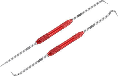 PATIKIL Hook and Pick Tool Set, Straight 90 Degree Tip 45 Degree Tip Full Hook Double Pointed Scriber for Removing Precision Oil Seal Gasket...