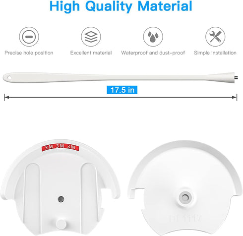 HOLACA Flexible Mount Crib Mount for Babysense Max View Monitor Babysense 5" HD 5.5''1080p Full HD Babysense HD S2/V43/ Video Baby Monitor - Twist...