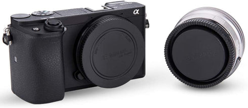 5 Pack Body Cap and Rear Lens Cap Cover Kit for Sony Alpha and NEX Series E-Mount Camera & Lens for Sony A7 A7II A7III A7S A7SII A7R A7RII A7RIII ...