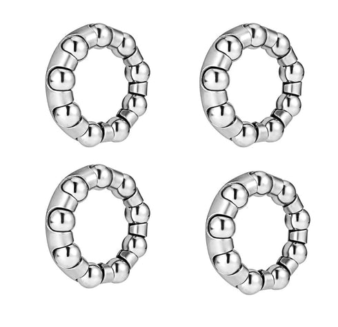 4pcs Bike Ball Crank Bearing 6mm(1/4 Inch) X 9 Balls Ball Bearings for Bike Crank Bottom Bracket Bicycle Ball Bearings Retainer Bike Parts Repair ...
