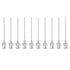 10pcs 17Gauge Stainless Steel Dispensing Needles, 1 1/2" All Metal Glue Needle Tube Blunt Tips Luer Lock for Thick Liquids, Ink, Glue, Lab Use...