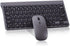 Wireless Keyboard and Mouse Combo, Compact Quiet Wireless Keyboard and Mouse Set 2.4G Ultra-Thin Sleek Design for Windows, Computer, Desktop, PC, ...