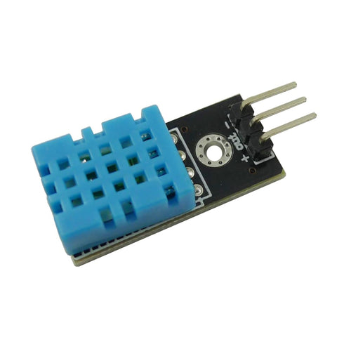 2PCS DHT11 Temperature Humidity Sensor Module Detector Digital Single Bus 3.3V-5V with Wires Humidity Measure Range 20%-95% Temperature Measure Ra...