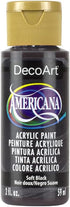 DecoArt Americana Acrylic Paint, 2-Ounce, Soft Black (DA155-3)...