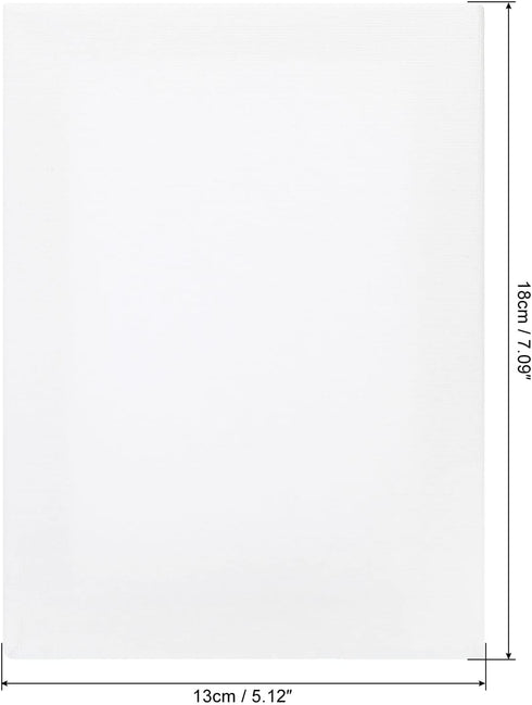 PATIKIL Paint Canvases Panel for Painting, 3 Pack 5x7 Inch Rectangle Wood Frame Stretched Blank Art Board Panels for Acrylic, Oil, Tempera Paintin...