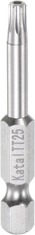 TT25 Star 7 Point Screwdriver Bit 1/4" Hex Shank 2" Length Magnetic Security Torx Screw Driver Power Tool...