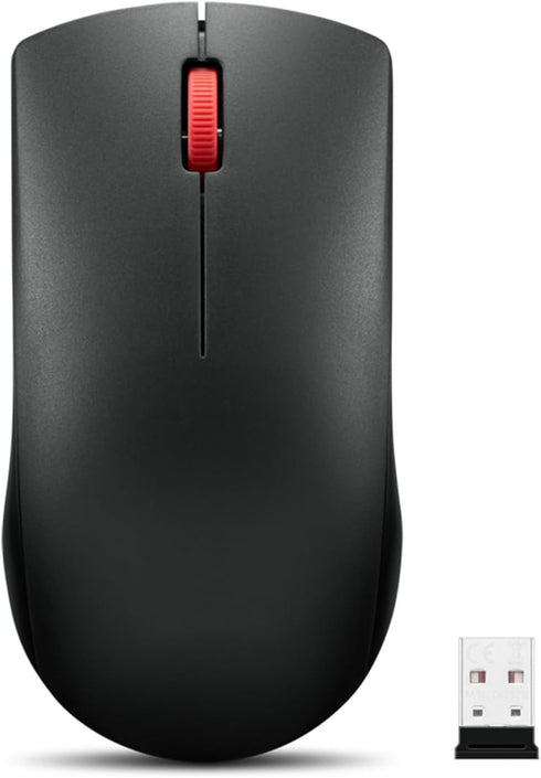 Lenovo Wireless Mouse (WL150) - 2.4G Nano USB-A Ambidextrous Ergonomic Mouse – 3-Million Clicks, 1,000 DPI – Portable Compact Cordless Design - Co...