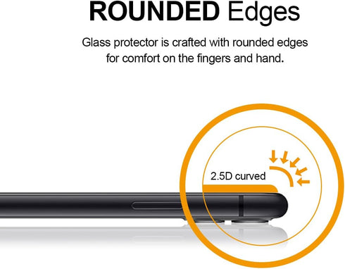 Supershieldz (2 Pack) Designed for iPhone 11 and iPhone XR (6.1 inch) Tempered Glass Screen Protector with (Easy Installation Tray) Anti Scratch, ...