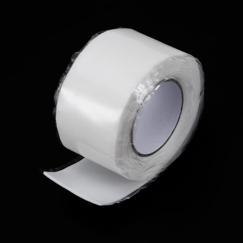 Self Fusing Silicone Tape 1" x 3ft x 0.04" Waterproof Sealing Plumbing Rubber Tape for Water Pipe Hose Leak Silicone Grip Repair Seal, White...