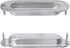 Mesee 2 Packs Flush Sliding Door Handles with Fixing Screws, Stainless Steel Recessed Oval Drawer Pull Handle Concealed Finger Pulls for Wardrobes...