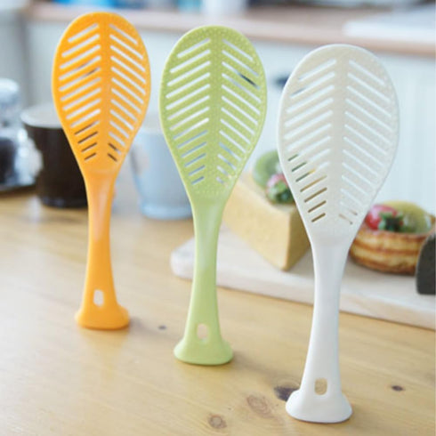 Non Stick Multifunction Rice Scooper free Standing Rice Spoon Paddle, Professional Rice Potato Server Spatula (1 Pac, white)...