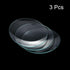 PATIKIL 100 mm Diameter Watch Glass, 3 Packs Beaker Cover Smooth Edges Chamfered Arc for Laboratory, Transparent...