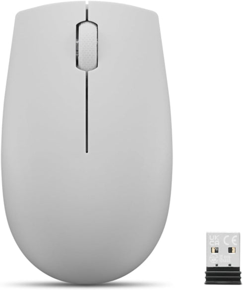 Lenovo 300 Wireless Mouse – Computer Mouse for PC, Laptop with Windows – Ambidextrous Design – 2.4 GHz Nano USB Receiver – 12 Month Battery Life...