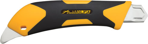 OLFA 18mm Heavy-Duty Utility Knife (L-5) - Multi-Purpose Custom Cutting Depth Precision Knife w/Reinforced Fiberglass Handle & Snap-Off Blade, Rep...