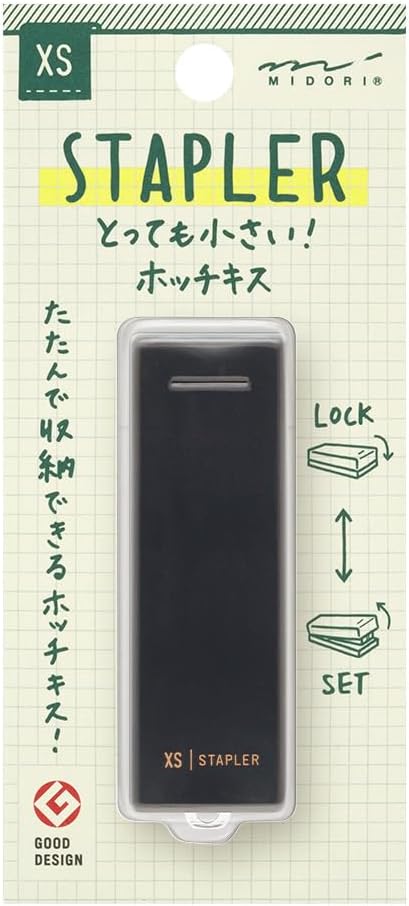 Midori Compact Stapler XS Black A 35522006...