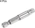 4pcs TT45 Star 7 Point Screwdriver Bit 1/4" Hex Shank 2" Length Magnetic Security Torx Screw Driver Power Tool...