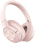 Pink Headphones Wireless Bluetooth Headphone Over Ear 65 Hours Playtime Foldable Deep Bass HIFI Stereo Wireless On Ear Headsets with Microphone Li...