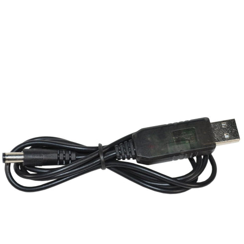 HQRP 5V USB to DC 9V Step-Up Module Converter Cable Compatible with Portable DVD Player, Portable Wireless Bluetooth Speaker, Household Electronic...