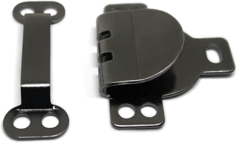 Steel Hook and Eye Metal Hooks and Eyes Closure for Trousers and Skirt Hook and Eye Closures Sew on Hook and Eye Metal Pants Hook and Eye Black Ni...