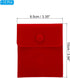 PATIKIL 10x8.5cm Jewelry Pouches with Snap Button, 12 Pack Velvet Jewelry Pouches Portable Soft Storage for Necklace Bracelet Earring Watch Rings ...
