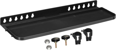 PATIKIL 34x12cm Easel Tray Replacement, Detachable Easel Tray Attachment Easel Tray Shelf Plastic for Artists Painting Brushes, Black...