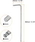 4pcs Ball End Hex Key Wrench 2mm L-Shape Long Arm Hexagon Metric Wrenches Chrome Vanadium Steel Repairing Tool for Home Repair...