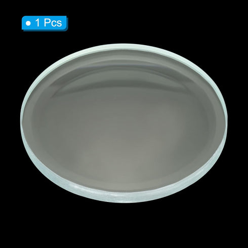 PATIKIL 12" (300mm) Focal Length Double Concave Lens, 75mm Diameter 6mm Height Glass Optically Polished Round Edges Lens for Physics Experiment, C...